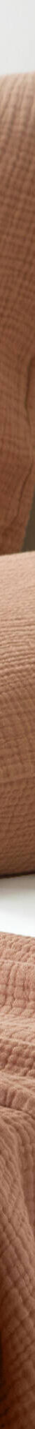 Linge de lit uni en triple gaze de coton (praline) Linge de lit uni en triple gaze de coton (praline)